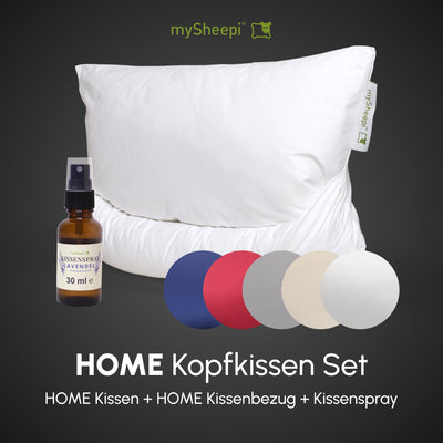 Product HOME Kopfkissen Set displayed on a clean background, showing main features and details, no visible text, neutral and inviting presentation